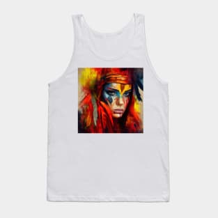 Powerful American Native Woman #1 Tank Top